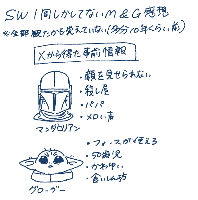 ymmtstyle's tweet photo. マンダロリアンの感想を描きます https://t.co/YGlGvYqz9X