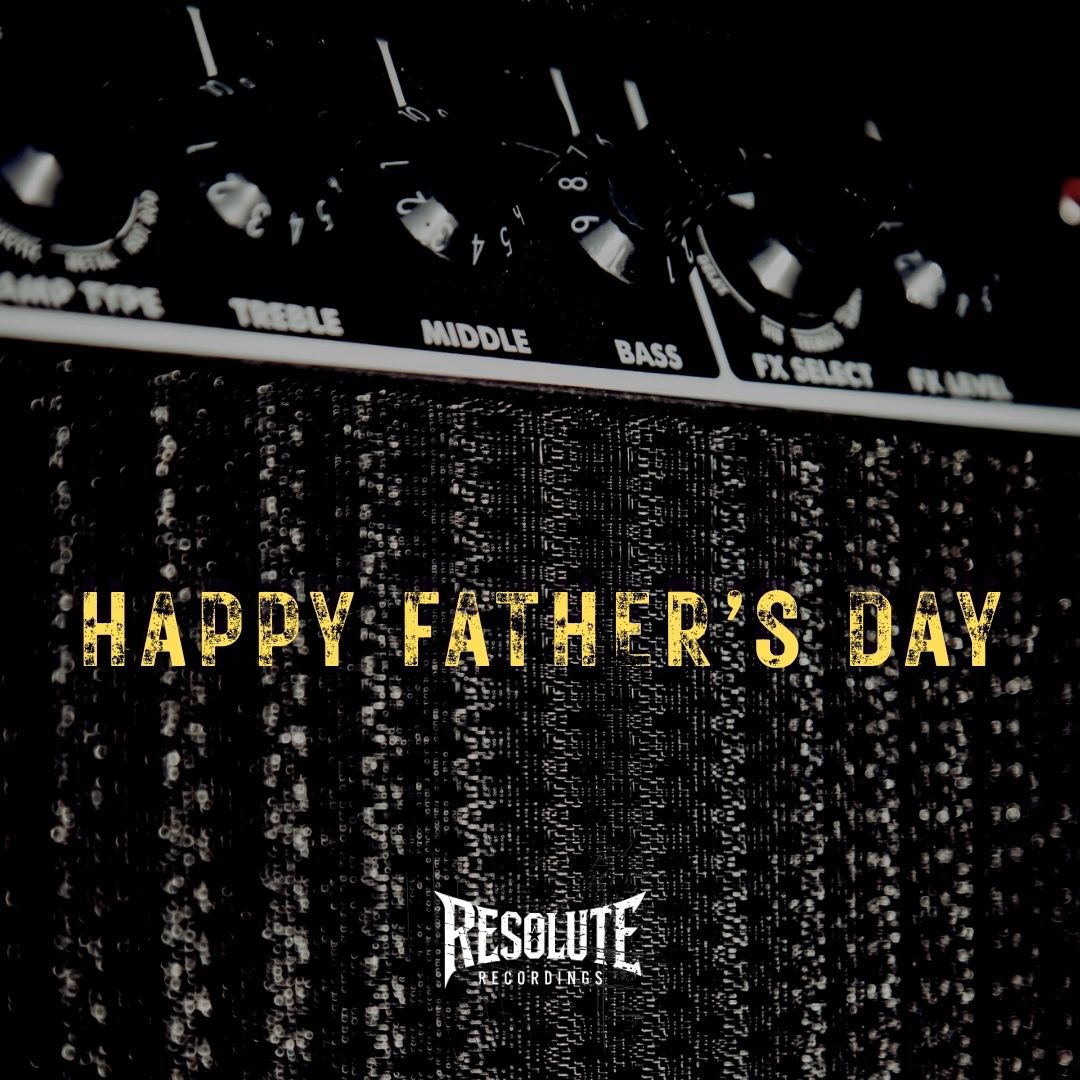 ResoluteRecs's tweet photo. To all the dad’s and father figures, today and everyday, we celebrate YOU! Happy Father’s Day!🤘🫶
#FathersDay #dadrock #HappyFathersDay #rock #DadsDay #dadsrock #resoluterecordings https://t.co/L2MIXHHLZx