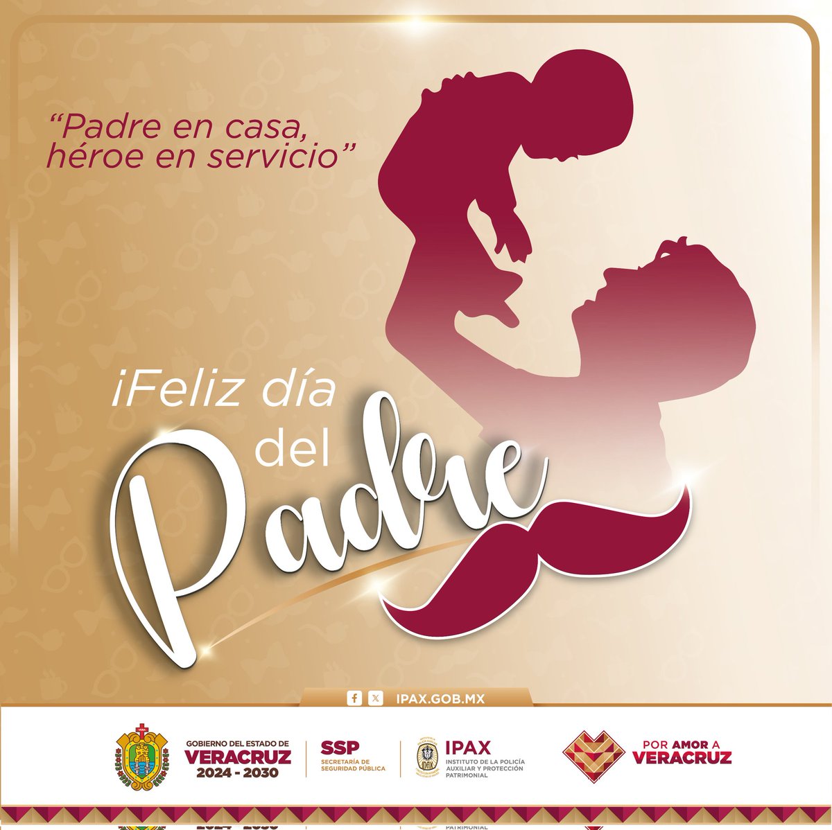IPAXVer's tweet photo. 👔💙 En este Día del Padre, reconocemos a quienes, con responsabilidad y compromiso, contribuyen al fortalecimiento de las familias y de nuestra sociedad a través de su ejemplo y dedicación.

¡Feliz Día del Padre! 👨‍👧‍👦✨ https://t.co/lFZn4Kl4HS