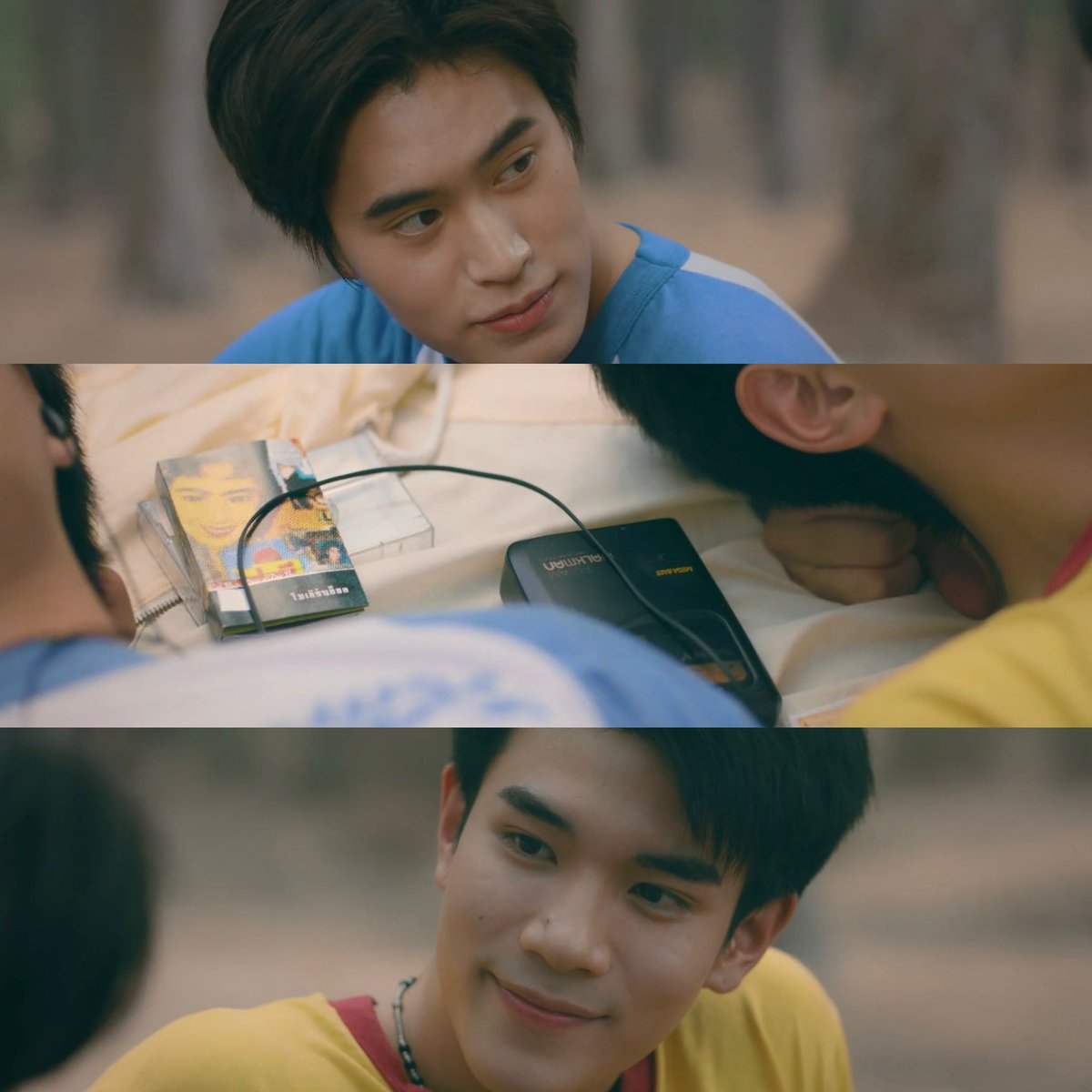 aegix_'s tweet photo. ดู #TicketToHeavenEP4 อีกรอบ ก็ยังชอบซีนเพลงก่อนมากอยู่ดี ตั้งแต่นอนฟังเพลง บ้าดลุกขึ้นมาร้องท่อนพรีฮุคให้แทนรัก ทั้งเนื้อเพลงทั้งสายตาทำเกือบบ้า ยิ่งดึงมาเข้าความหมายจริงๆของเพลง กุเดรส แต่สงสัยอย่าง ทำไมบ้าดไม่แบ่งลุกป้าฟังซักข้างบ้าง มึงดูชอบเพลงนี้นะ อย่างที่แทนรักบอกจิงๆ ชอบมากไม่แบ่งใครเลย
