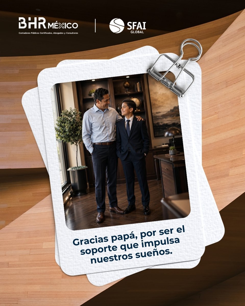 BHRmexico's tweet photo. 👔 En este Día del Padre, reconocemos a quienes inspiran, orientan y apoyan, demostrando que el liderazgo también se construye a través de la confianza, la perseverancia y la capacidad de impulsar a otros a alcanzar su mejor versión.

🎉 Feliz Día del Padre. https://t.co/dnuzkMvD2b