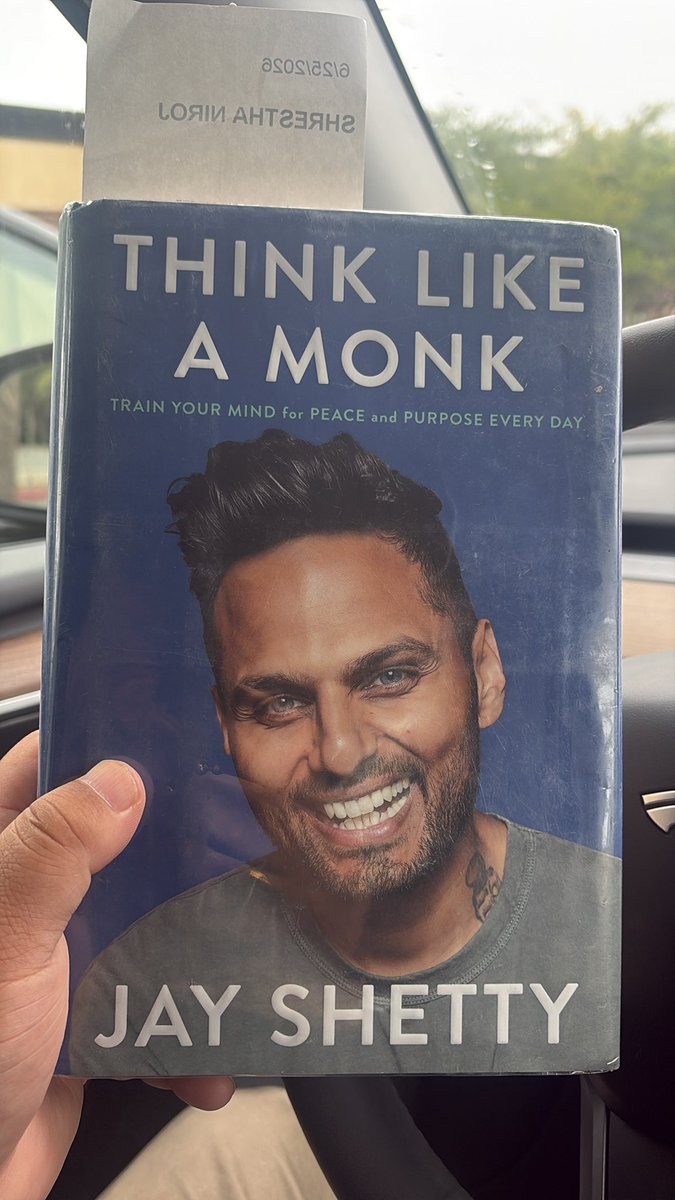 trymistic's tweet photo. Think like a monk by Jay Shetty https://t.co/8Tp4A7FbgW