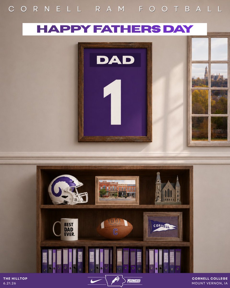 CornellRamsFB's tweet photo. Happy Father’s Day!! https://t.co/KwWYbmf9UU