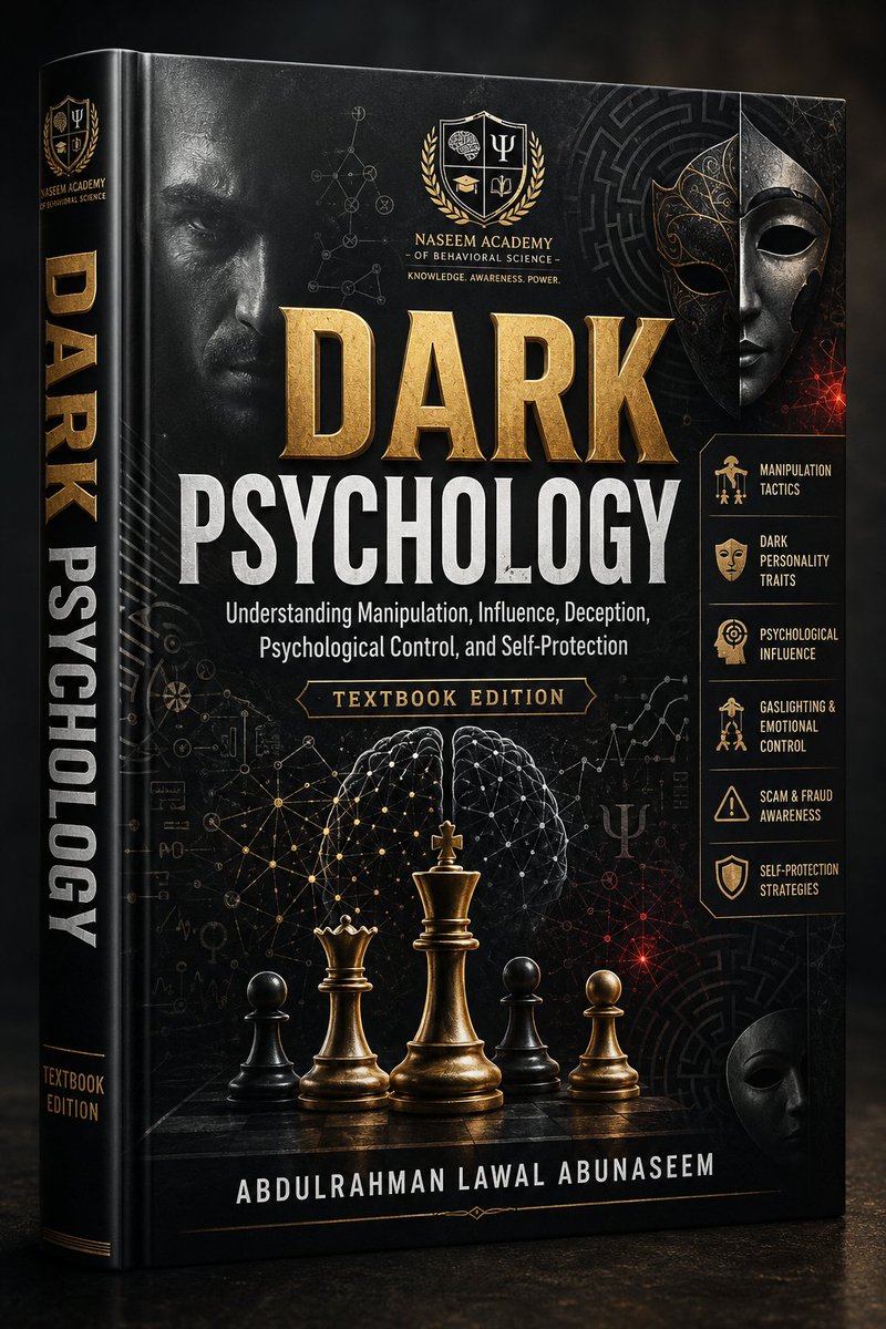 Golden___Prince's tweet photo. DARK PSYCHOLOGY EBOOK

Learn: • Manipulation Tactics • Gaslighting • Psychological Influence • Scam Awareness • Self-Protection Strategies

Protect your mind. Understand human behavior.

📖 Available now on Selar.

👉 https://t.co/SAstLEoIXG https://t.co/iunrYBOg7u