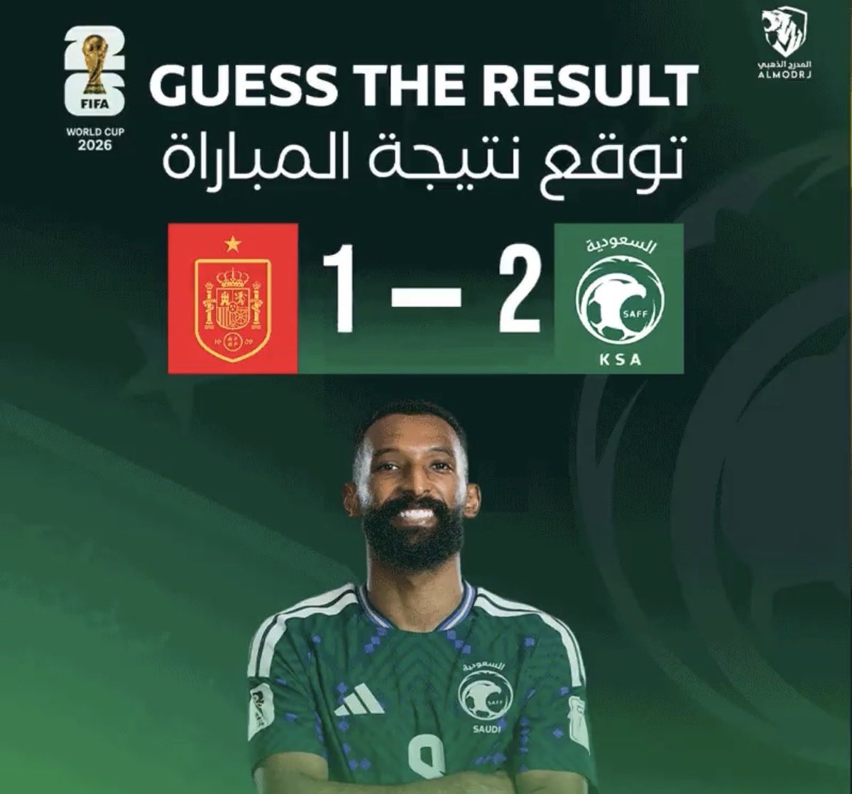 F2Ye4's tweet photo. @AImodrj باذن الله الفوز للسعودية 🇸🇦 https://t.co/INvLYZH8Sl
