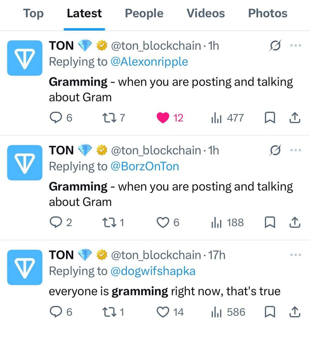 DP_memecoin's tweet photo. $Gramming is more than just a token

It's an action

Talking about GRAM

Posting about GRAM

Building GRAM culture together

The more people start Gramming, the stronger the movement becomes

Chat: https://t.co/RS6LfQiPiE
Follow: @Grammingx 

CA: EQAmsYIAadPQrEn-wZrRKwqhnReLDOeKl9T70umuk0MA1ULW

Dyor