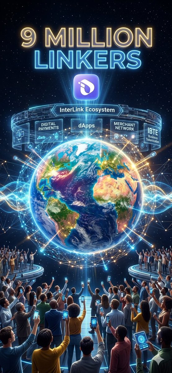 Lnleyv's tweet photo. 🚀 9 Million Strong. One Vision. One Future.
🌍 Real businesses.
💡 Real utility.
🔗 Real blockchain adoption.

The next era of Web3 is taking shape, and millions of Linkers are part of the journey.

🔥 Are you ready for what's coming?

#InterLink #ITLG #ITL https://t.co/PkQedpitcY