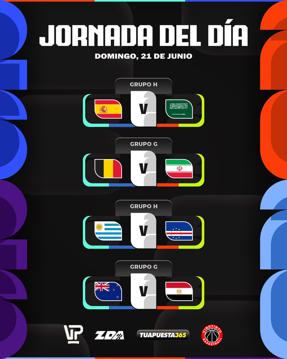 zdaoficial's tweet photo. Hoy vivimos otra jornada cargada de emociones, orgullo y sueños de gloria. 🔥

👀 ¿Cuál de estos encuentros esperas con más ganas? Déjanos tu pronóstico en los comentarios.
 
  Vive la emoción junto a @tu365oficial el portal más seguro para jugar los 365 días del año 🤑

#Mundial2026 #FIFAWorldCup #JornadaDelDía #Fútbol #worldcup