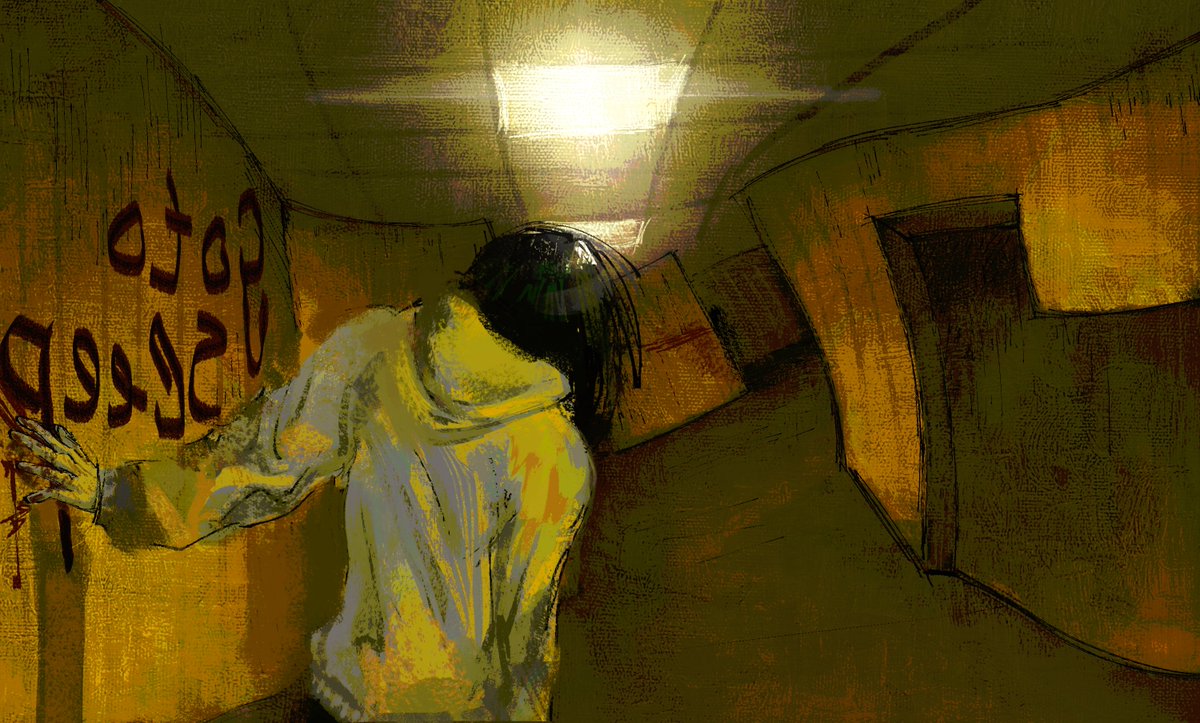 unrlcrp's tweet photo. #creepypasta
Jeff the killer in #backrooms https://t.co/S4thRgiboR
