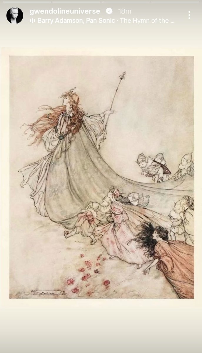ChristieGallery's tweet photo. Gwendoline (aka Titania, Queen of the Fairies) shared Arthur Rackham's artworks for the illustrated edition of A Midsummer Night's Dreams https://t.co/2mlSAVKqfQ