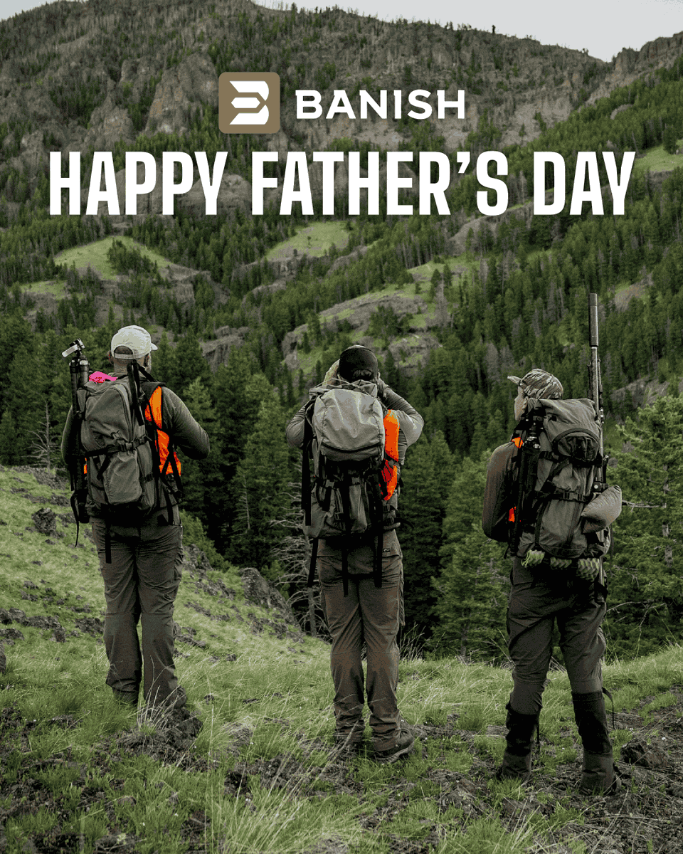 ShootBANISH's tweet photo. Happy Father's Day to the dads who passed down a love for the outdoors, the range, and time well spent together. 💙

Here's to making more memories and more shots with BANISH. https://t.co/Odu7buM22L