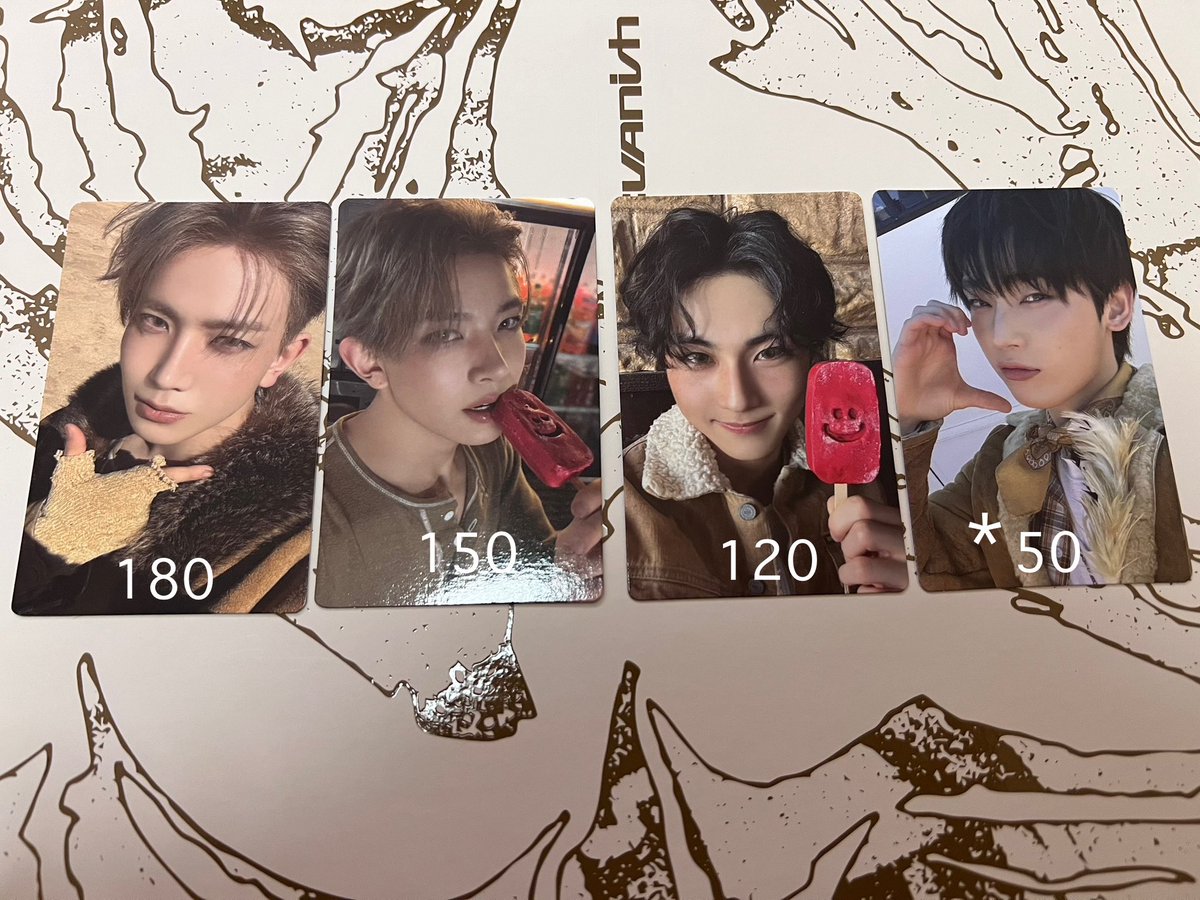 ppim227's tweet photo. ปล่อยการ์ด‼️ราคาตามภาพ🌟
ค่าส่ง 40 🚛 (ยอด 300 ขึ้นไปส่งฟรีค่า)
สนใจเมนชั่น/DM ได้เลยค่ะ
#ตลาดนัดenhypen #ตลาดนัดเอนไฮเพน https://t.co/KteoVb0SHw