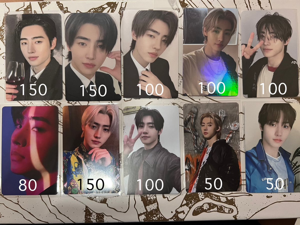 ppim227's tweet photo. ปล่อยการ์ด‼️ราคาตามภาพ🌟
ค่าส่ง 40 🚛 (ยอด 300 ขึ้นไปส่งฟรีค่า)
สนใจเมนชั่น/DM ได้เลยค่ะ
#ตลาดนัดenhypen #ตลาดนัดเอนไฮเพน https://t.co/KteoVb0SHw