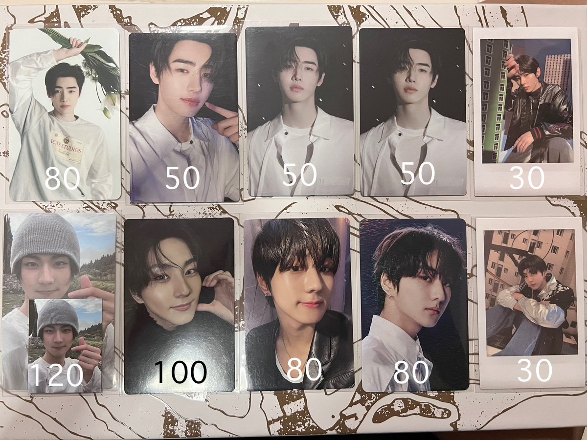 ppim227's tweet photo. ปล่อยการ์ด‼️ราคาตามภาพ🌟
ค่าส่ง 40 🚛 (ยอด 300 ขึ้นไปส่งฟรีค่า)
สนใจเมนชั่น/DM ได้เลยค่ะ
#ตลาดนัดenhypen #ตลาดนัดเอนไฮเพน https://t.co/KteoVb0SHw