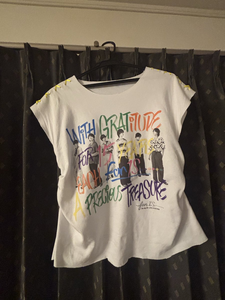 mkmfactory's tweet photo. 今年のツアーTシャツアレンジ

#KisMyFt2_fan15 #KisMyFt2 #キスマイ
#KisMyFt2_KingKing https://t.co/9d4a7K7J6t
