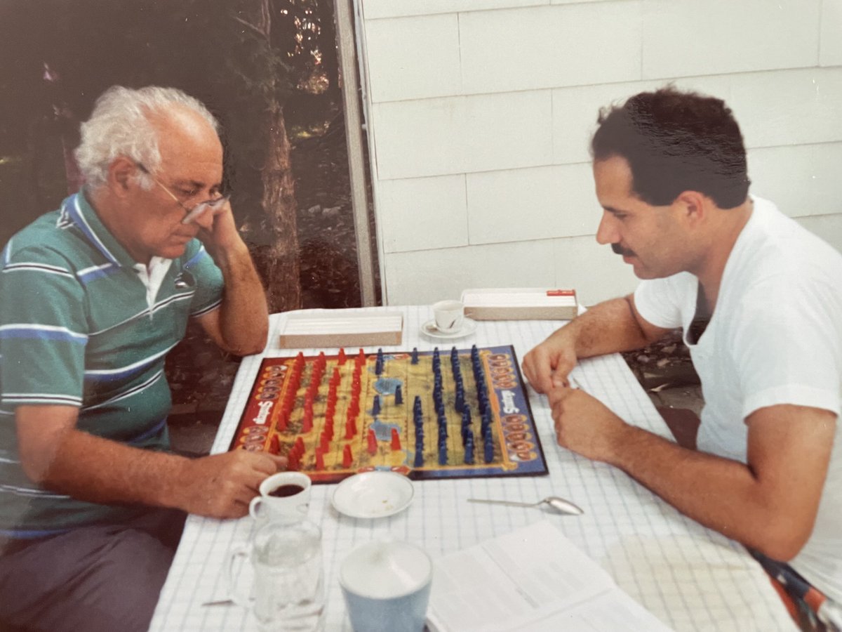 AndyPallotta's tweet photo. Some of my fondest memories of my dad were playing games with him and enjoying some espresso ☕️ 
Happy Father’s Day !
Never miss an opportunity to say I love you - and enjoy some time together. Have a blessed day ! https://t.co/c2IDyYyHWt