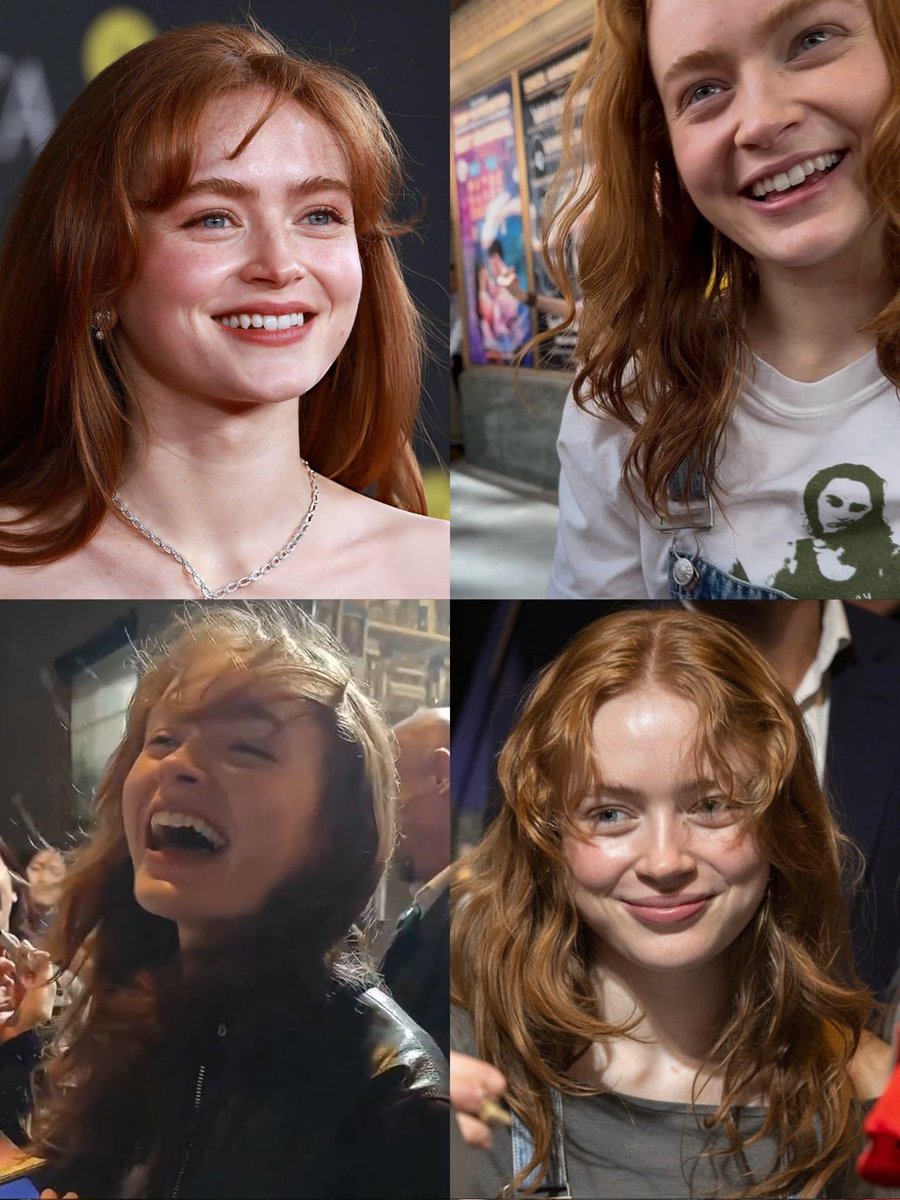 kapoorszn's tweet photo. Sadie sink smile >>> https://t.co/upIgok3qcH