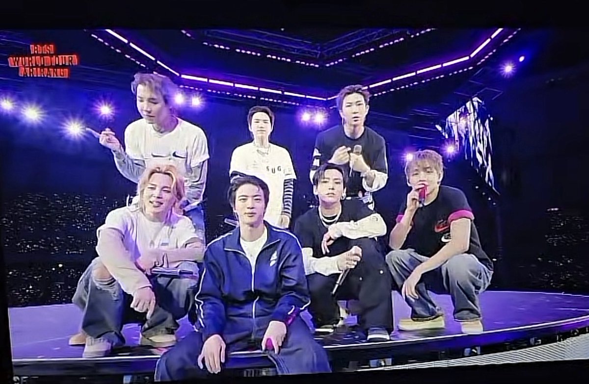 miamiarmy95's tweet photo. @btschartsxdaily It’s wild that BTS have only been back from military service for a year. In that time they reunited, released new music, filmed multiple MVs, dominated Spotify, gave us a Netflix comeback, and are already performing concert after concert. The work ethic of these 7 men is unreal!! https://t.co/I8N7EELAAz