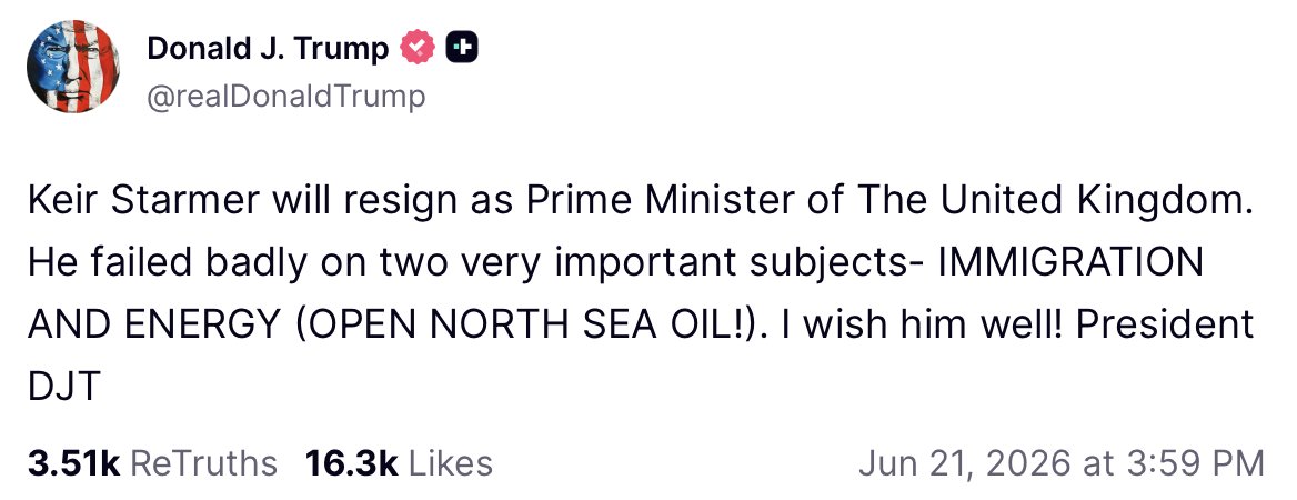 jaegerthomas2's tweet photo. Trump will aus seiner Sicht ehemalige Verbündete im öffentlichen Schauspiel vor seiner Sekte erniedrigen. Erst Meloni, jetzt Starmer. Zweck: Die weiterhin großen Sympathien für Europa in den USA senken. 🇮🇹74% 🇬🇧70% Sympathiewerte in US-Bevölkerung. Außerdem ist er bösartig. https://t.co/CZvyhzLwKE