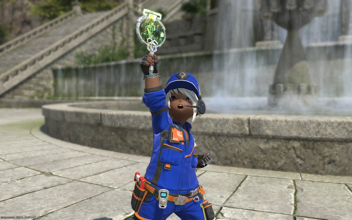 hacka0314aka's tweet photo. ここ最近は日課のルレをこなしながらアウクセシアに籠ってます。そしてついに調理師のコスモツールを最終段階まで強化！副産物のルレで整備服やマウント等もGET！まさか自分がギャザクラコンテンツこんなにやるとはなぁ…昔からは考えられんです #FF14 https://t.co/oJtvHofreh