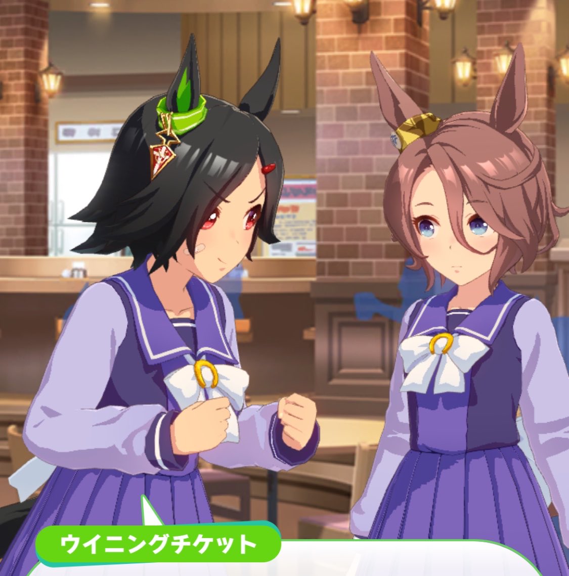 0343PK's tweet photo. ﾁｹｯﾄ「タイシンのとこにブルボンいるからドゥラはチームWでもらうからね！」

ﾀｲｼﾝ「いいよピサとジェニュインはうちに加入したから」 https://t.co/LsI7zLcoyP