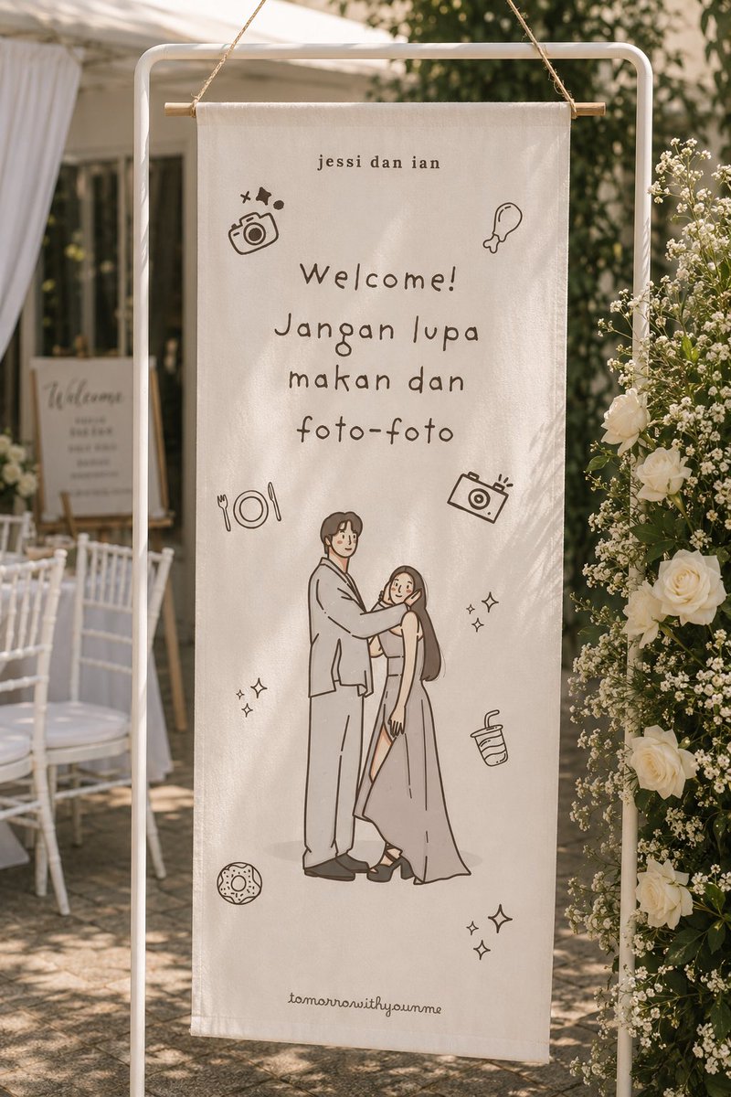 ruruupdate's tweet photo. @sukakicecream Aku juga 26 dan single tanpa dekat sama siapapunn. Kdang juga kepikiran gitu sampai pada akhirnya aku memutuskan untuk buka usaha wedding sign, ikut membantu di hari bahagia mereka. Kyk ikut seneng aja liat orang lain ketemuu dunianyaa 🥹

Ini contoh wedding sign yang aku buat https://t.co/sqN5VPg2FW