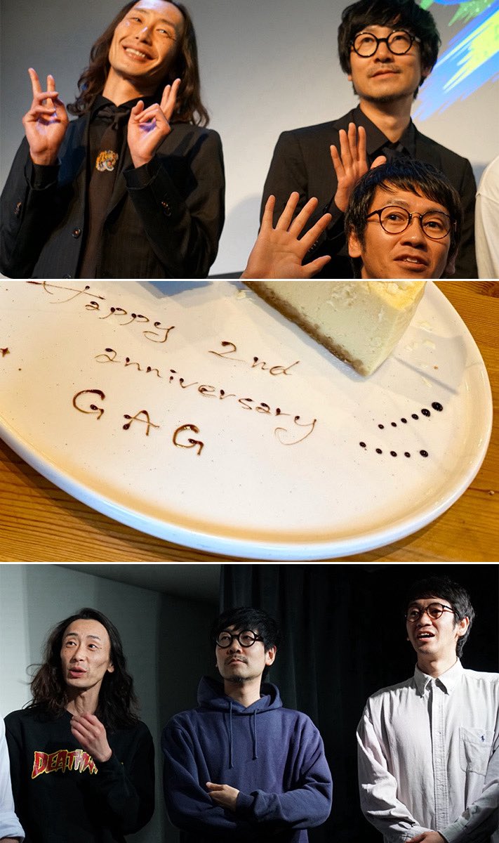tiny_canelebl_f's tweet photo. GAGさん、結成2周年おめでとうございます🎊㊗️🎊表現者としてコントマンとして、日々大きくなっていくGAGさんを頼もしくドキドキ観せてもらえて本当に嬉しいです！これからも変わらずコントに立ち向かうGAGさんを、私の出来る最大限で応援させて下さい🔥GAGさんが、GAGさんのコントが大好きです！ https://t.co/JjC1VZ4q7y