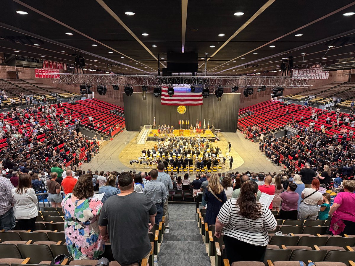 OhioBBS's tweet photo. As we close out another incredible week at Buckeye Boys State, we are filled with pride, hope, and deep gratitude. Over the past week, we witnessed young leaders step into roles as mayors, legislators, judges, and citizens — each one learning the power of civic responsibility, service, and working across differences.

While the colors are retired, the Buckeye Boys State flag remains on stage and salutes you, the delegates of the 88th Session of the American Legion Buckeye Boys State, as you depart from Miami University.

To the delegates: Your energy, curiosity, and courage to lead gives us faith in the future of our country. You came together from all across Ohio, united by a desire to serve something greater than yourselves. Your example reminds us that leadership grounded in integrity and purpose will always matter.

To the Legionnaires, staff, and counselors who made this week possible: Thank you for showing up, sharing your wisdom, and investing into the next generation of public servants.

Help us spread the word for the 2026 program by speaking to your underclassmen and by having them follow us here and on Twitter and Instagram @OhioBBS. 

To the future BBS class of 2027, we will see you in 356 days on June 13, 2027 for the 89th Session. But who’s counting?

For the last time: Gentlemen, this assembly is adjourned. We truly hope that this has been #AWeekToShapeALifetime.

@AmericanLegion
@Ohio_Legion
@BBSHetuck