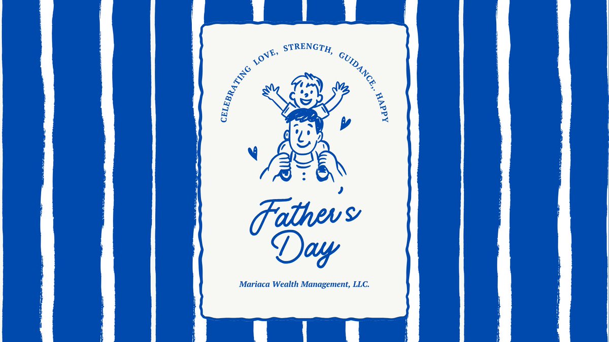 MariacaWealth's tweet photo. Today we celebrate fathers, father figures, and all those who provide support, encouragement, and care. 💙

Enjoy your day! 😃

#FathersDay #DadAppreciation #FatherFigures https://t.co/M8Qg97dXkg