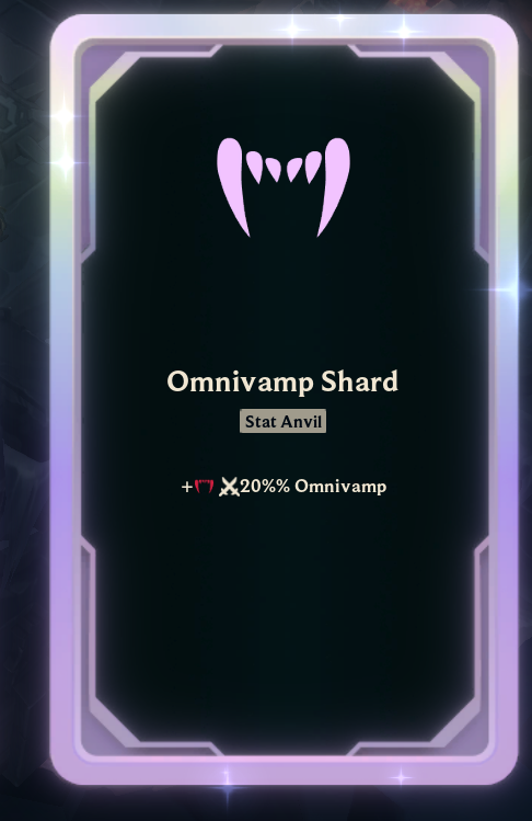 bladewitchirel's tweet photo. i love my 20 % % omnivamp https://t.co/gtIBhNKBkU