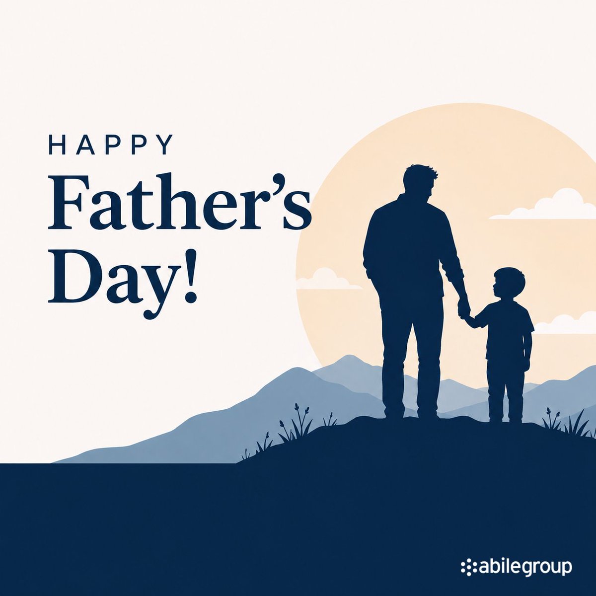 AbileGroup's tweet photo. Happy Father’s Day from Abile Group! Celebrating all the amazing fathers who make a difference every day. #AbileFamily #FathersDay https://t.co/wNUkhHDYxv