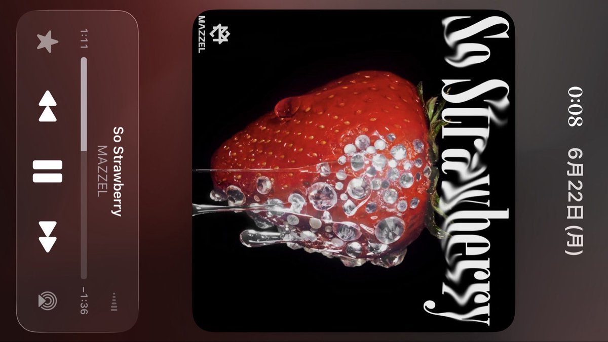 l2O6___'s tweet photo. #MAZZEL_SoStrawberry 🎧✩.ᐟ https://t.co/a3YgIJKP41