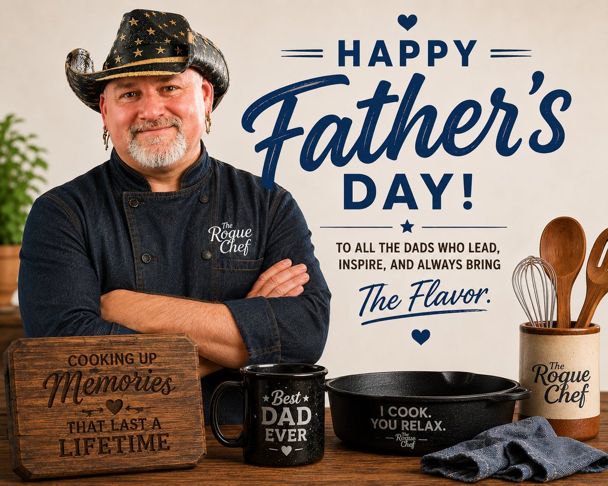 TheRogueChef417's tweet photo. Happy Father’s Day!

When you’re ready for the Private Chef Experience, contact us at https://t.co/FzuDy6EyCp. 👨‍🍳

Let’s Go Rogue! 
#TheRogueChef 
#PrivateChef
#ThePrivateChefExperience 
#BransonMO #LetsGoRogue https://t.co/AoC0M1D4SI