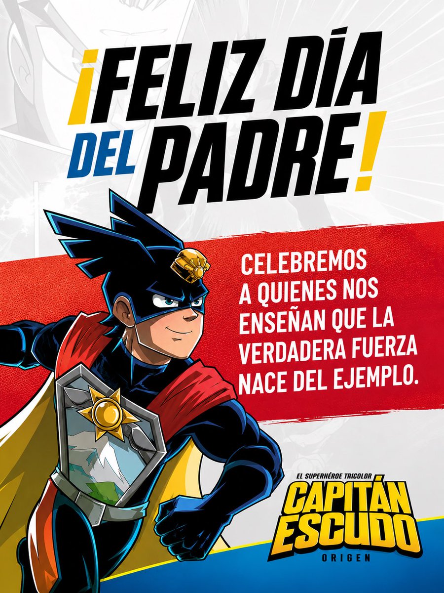 capitanescudo's tweet photo. Hay enseñanzas que permanecen para siempre. Hoy celebramos a quienes nos ayudan a crecer con sus acciones, sus valores y su presencia. 💙💛❤️

¡Felicidades, papás! 

#diadelpadre❤️ #papá #domingo #21dejunio https://t.co/tw6YiIYy7x