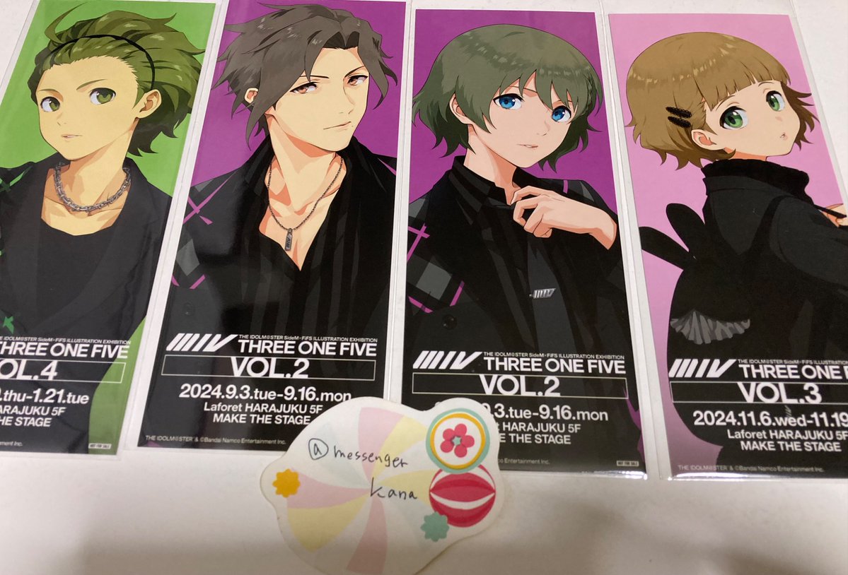 messengerkana's tweet photo. 【交換】
SideM FiFS展 入場/交換特典
チケットサイズ両面イラストカード

(出)
翔太、幸広、巻緒、かのん、道流、涼、大吾
(求)
夏来、隼人、翔真、玄武

勝手ながら
7/18〜19渋谷
もしくは11thでの手渡しのみの募集です。
条件の合う方はお気軽にお声掛けください。 https://t.co/4O0nWTwI2M