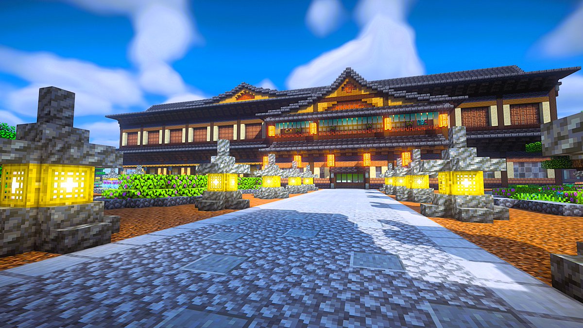 ttnewt1's tweet photo. 田舎の温泉旅館♨

#マインクラフト 
#Minecraft https://t.co/9WgR30dlhL
