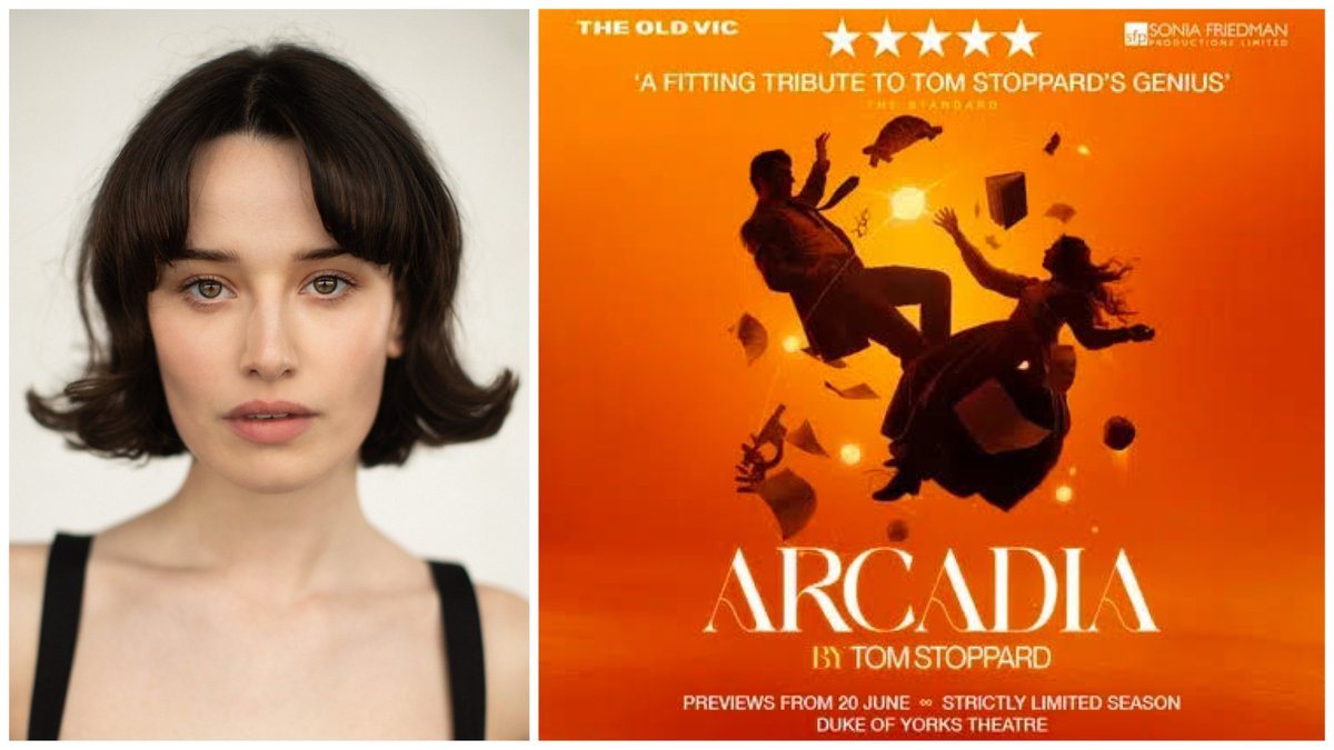 WESTENDBF's tweet photo. 🎭 ✨ INTERVIEW  ✨🎭

Following its Olivier Award-nominated run at The Old Vic, Arcadia transfers to the West End this month.

Ahead of the transfer, we caught up with Holly Godliman, who reprises her role as Chloe Coverly.

https://t.co/8gf0FHBGnD https://t.co/qc8vBgs1yb