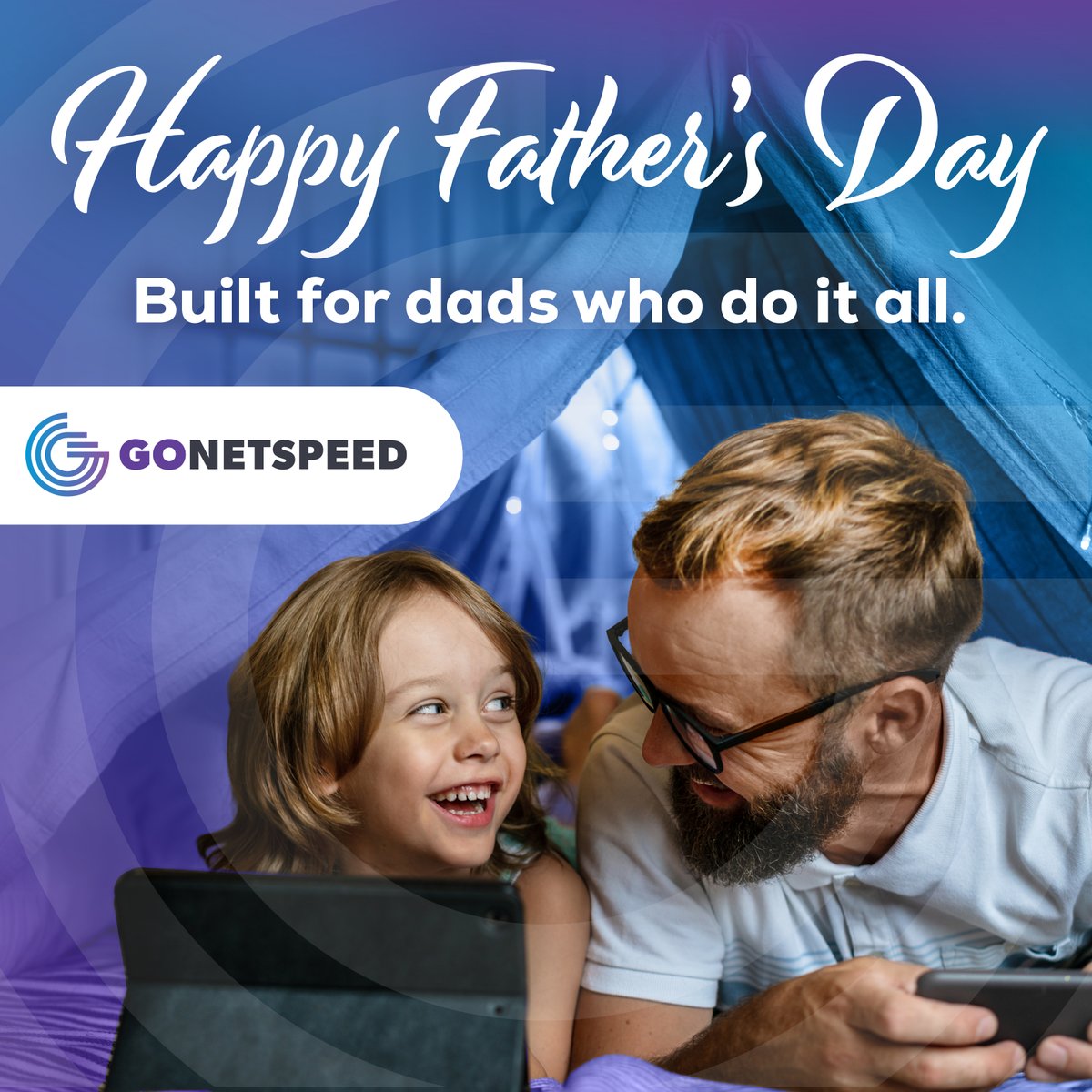 GoNetspeed's tweet photo. Happy Father's Day to all you Dads out there! 👔 https://t.co/L052buSHhn