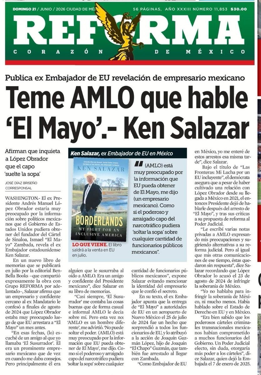 sergiozaragoza's tweet photo. Que bonito regalo del día del padre nos da Reforma. https://t.co/CwXZlhC0nn
