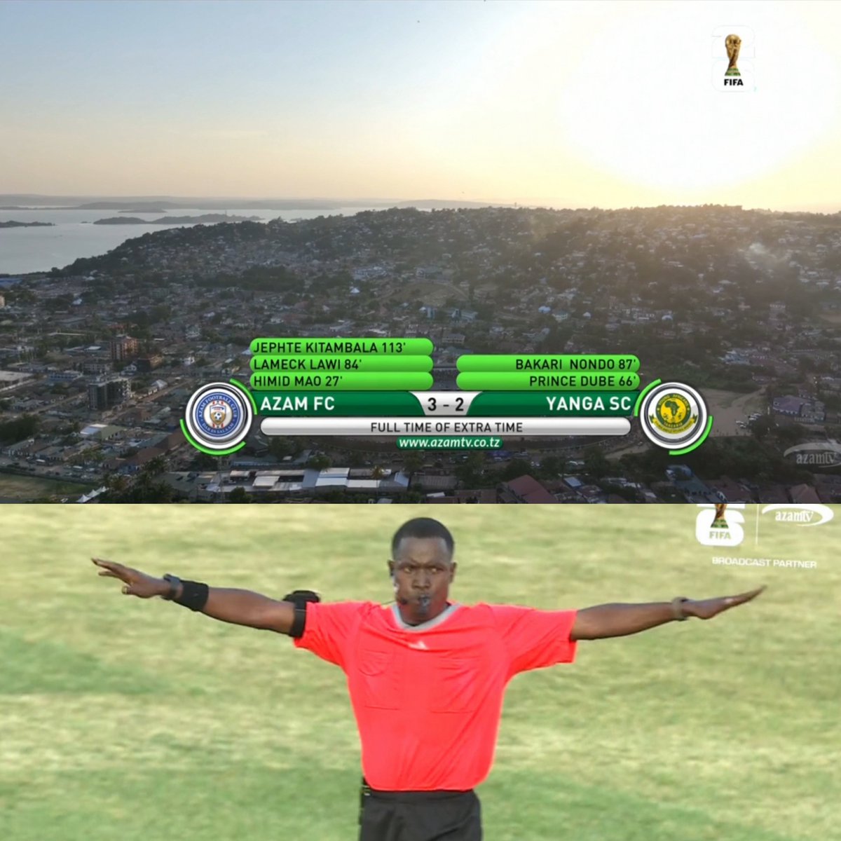 richardfutbal's tweet photo. FT | #CRDBCup Semi-finals
🚩 Azam FC 3-2 Yanga SC
Next Final
🚩 Simba SC - Azam FC https://t.co/xvapLWexoB