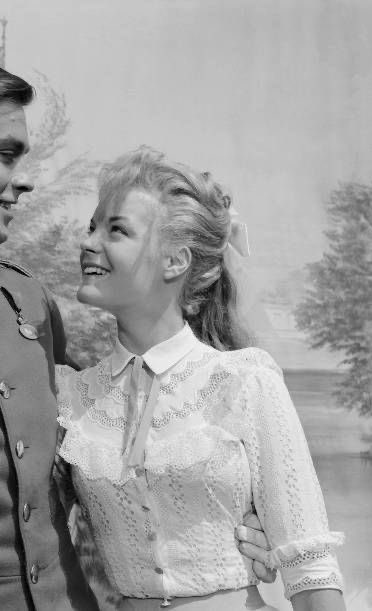 pourromy's tweet photo. so many precious pictures of romy in the set of christine (1958) but not one of them of her alone… i’m here cropping delon from pics 24/7 https://t.co/ZeGsHmxZIB