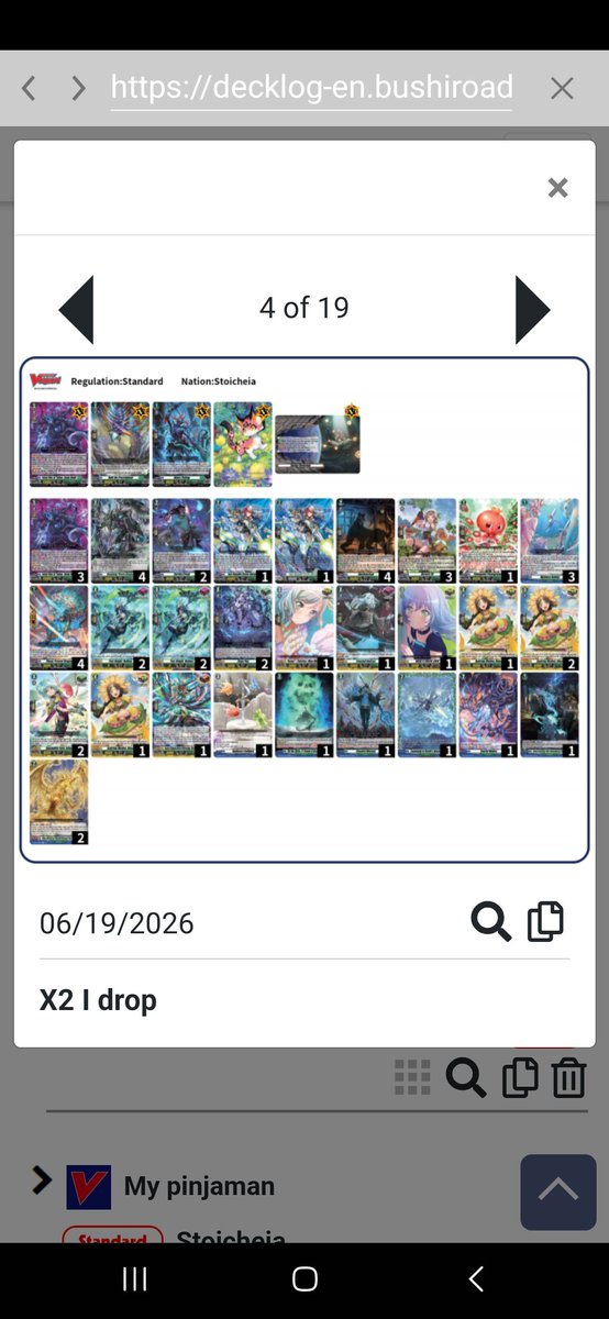 CVOBORO's tweet photo. BSF Malaysia teams Report:

A - Zorga (me)
B - Shojo
C - Deeplands

R1: Aichi W
R2: Sephiro W
R3: Ave muji W
R4: Veiss W
R5: HLL W
R6: Beru W
R7: Odium L

Sadly team was 1 win short of top cut. My luck wasnt as crazy as yesterday 🤣

#VGTopDecks https://t.co/EpbJiyOkBA
