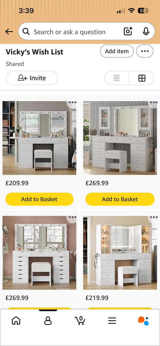 iiVickystar's tweet photo. how my WishList looks as a girl who wants a vanity😩 who wants to make me happy and buy it for me hmu
#trans #femboy #gay #dI #uk #findom https://t.co/EmkD3RxVp2