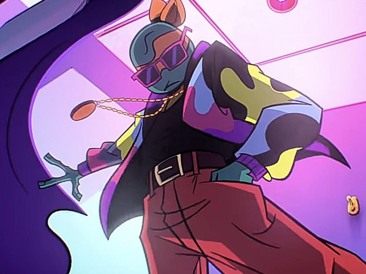 Fanta5ma5's tweet photo. Goth Leo
Purple satin jacket Donnie
Vision quest Raph
Makeover montage Mikey https://t.co/YkQ4lblEzN