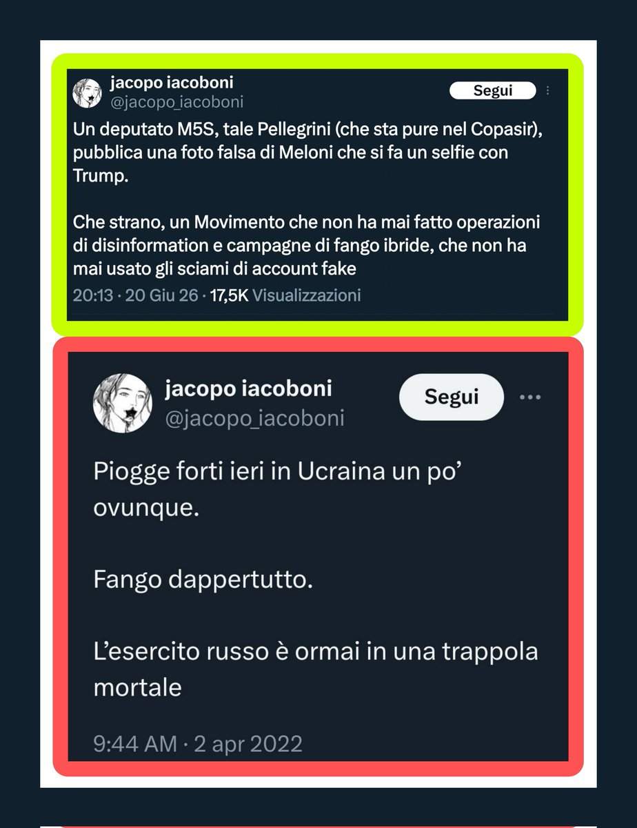 MarceVann's tweet photo. Qui oggi avremmo l'esimio Ispettore #MeCojoni mentre si lamenta che gli altri farebbero disinformazione attraverso account fake: praticamente un'autobiografia. 🙈

#MeCojoni https://t.co/ITTUcz4HAa