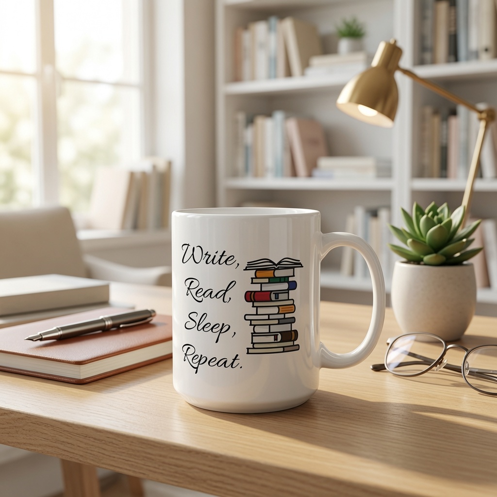 KokabsDesigns's tweet photo. Write. Read. Sleep. Repeat.
The ultimate bookish mantra on a crisp white mug. Perfect for your next chapter.
https://t.co/VvZ6A42GVV
#BookishMug #ReaderLife #KokabsElegantDesigns https://t.co/oknBZuY8dZ