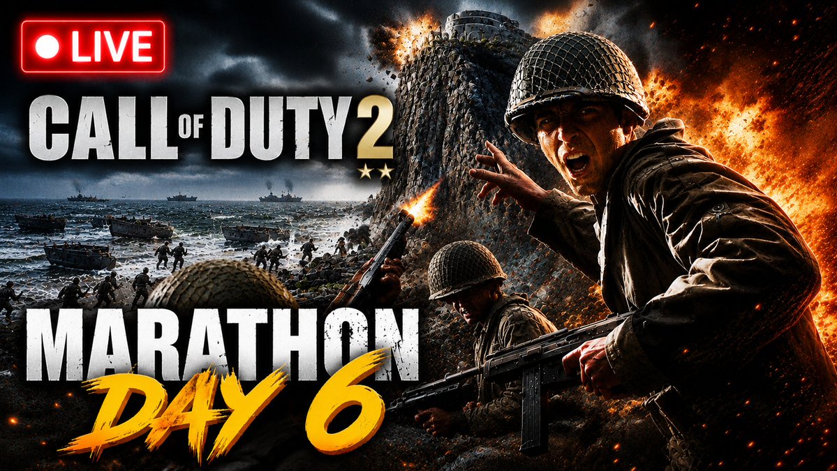 DrRed_101's tweet photo. 🔴 LIVE CALL OF DUTY MARATHON DAY 6 

Day 6 and we’re still standing 😤 Jump in, grab snacks, and Let's continue the Grind

CS2 after COD2 finishes!

Join: 
https://t.co/FIJ3IbkZKq
https://t.co/yuiu4JWC83

#CallOfDuty #COD #Live https://t.co/Ou5mMAi7M3