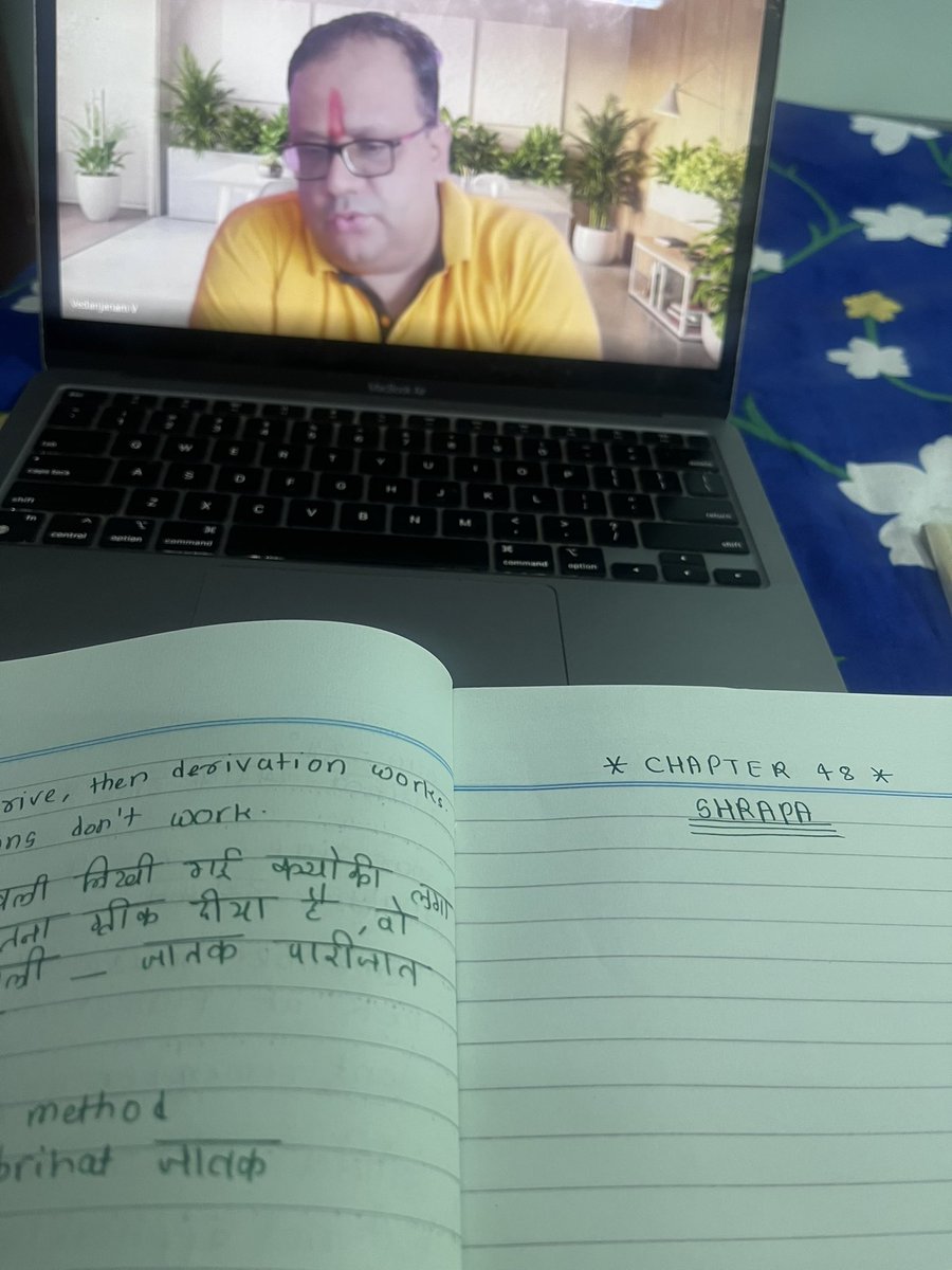 AwesomeTejo's tweet photo. As i am slowly jotting down everything my teacher taught us in class day by day in our astrology class “Lagna Vivek”, i realise the real joy is in the process of learning.

I feel blessed. It is something i will cherish for rest of my life. https://t.co/fp1S299Y91