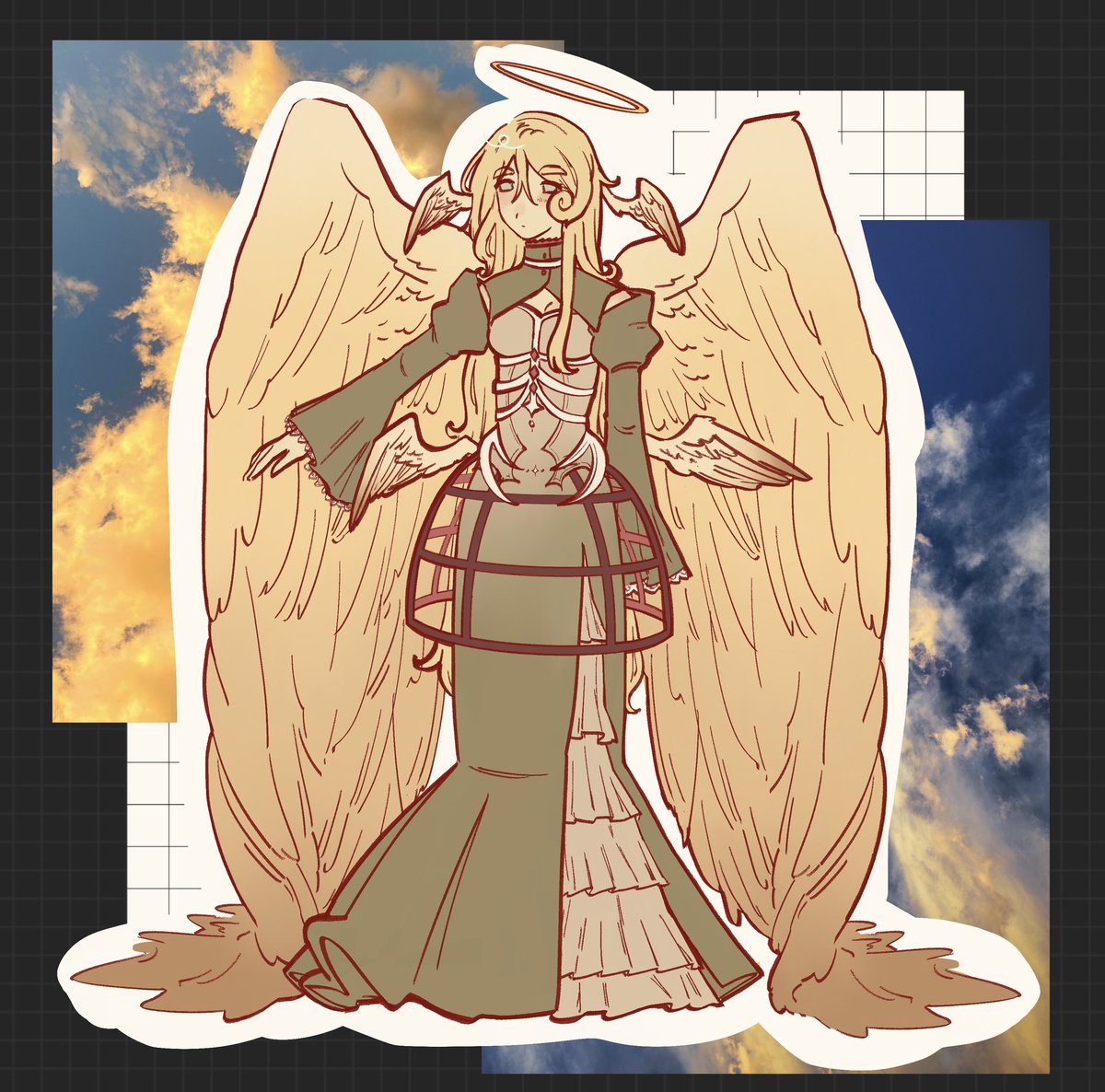 nonregall's tweet photo. #oc reference for fart fight.. hi estelle https://t.co/h6j0Phx7B4
