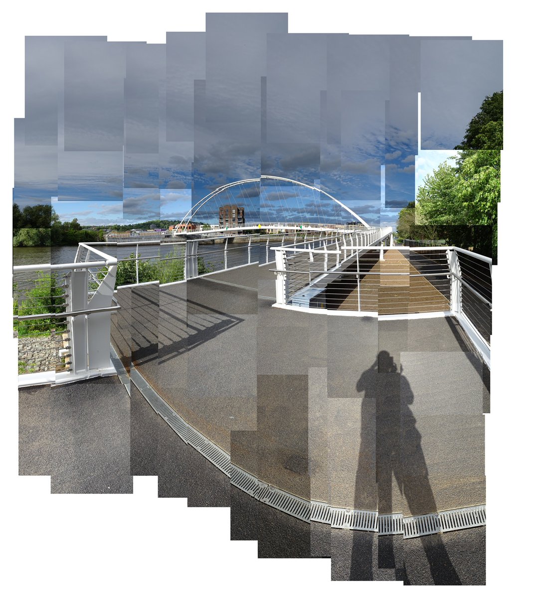 Lauriesusername's tweet photo. Waterside Bridge, Nottingham. 13th June 2026. https://t.co/65BbhYRAeV